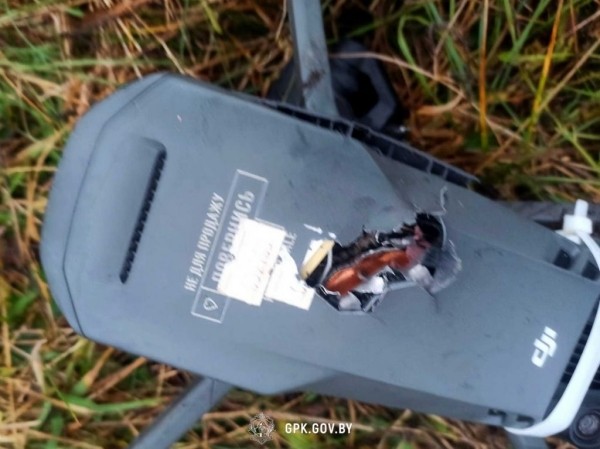 В Кобринском районе пограничники сбили беспилотник