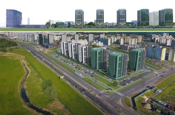 Какой может быть застройка на Варшавском шоссе в Бресте