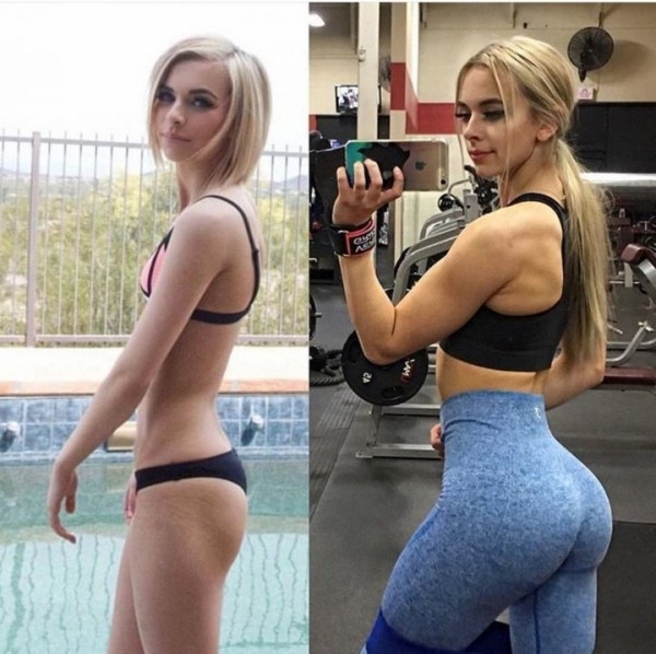Наприседали — 13 фото девушек до и после того, как они начали заниматься спортом Наприседали — 13 фото девушек до и после того, как они начали заниматься спортом