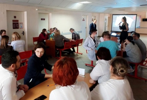 В детской областной больнице Бреста медики сразились в интеллектуально-познавательной игре «КВИЗ»