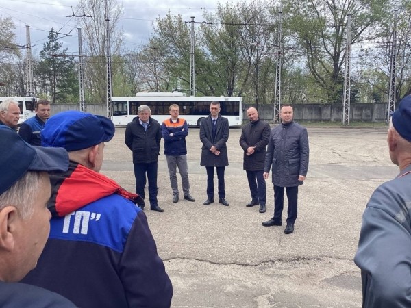 Сергей Лободинский посетил КУП «Брестский общественный транспорт» и ОАО «Брестмаш»