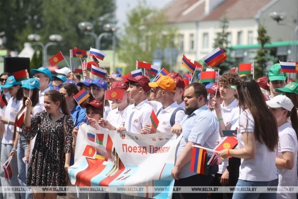 «Поезд Памяти» встретили в Бресте «Поезд Памяти» встретили в Бресте