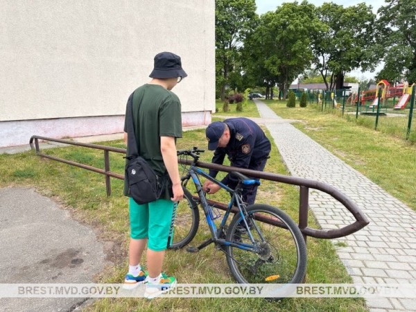 Как вам ноу-хау? Инновации в борьбе с велосипедными кражами от брестских правоохранителей