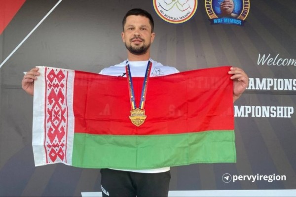 Брестский рукоборец - армрестлер Виктор Братченя завоевал золотую медаль Брестский рукоборец - армрестлер Виктор Братченя завоевал золотую медаль