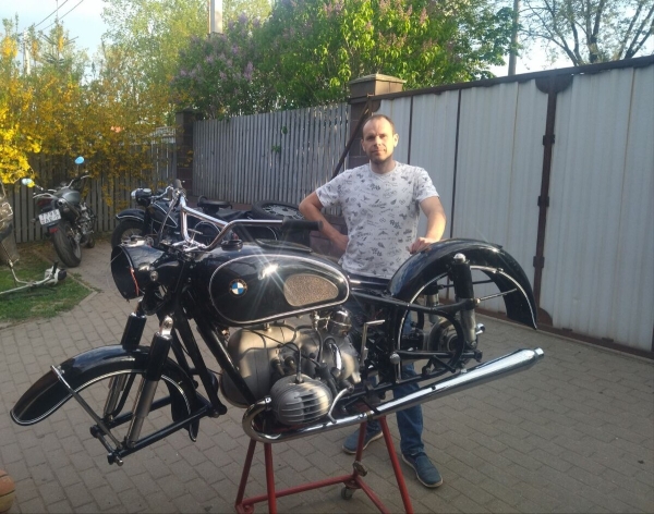«Проблемой стала растаможка, ведь на раме шестизначный VIN». Белорус про восстановление мотоцикла BMW 1968 г. в.
