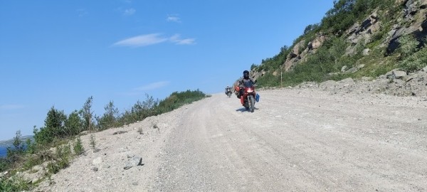 Белоруска на мотоцикле побывала на Баренцевом море Белоруска на мотоцикле побывала на Баренцевом море