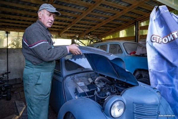 Находки в гараже. Белорус больше 40 лет коллекционирует и реставрирует советские авто Находки в гараже. Белорус больше 40 лет коллекционирует и реставрирует советские авто
