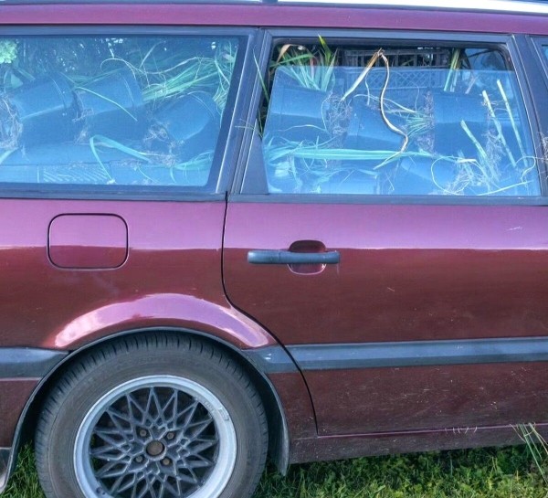 Брестчанин превратил VW Passat (B4) в «кветкамобиль» Брестчанин превратил VW Passat (B4) в «кветкамобиль»