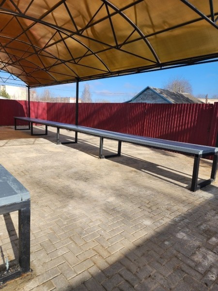 Вот так в Дрогичине выглядят новые торговые ряды для реализации продукции с огорода