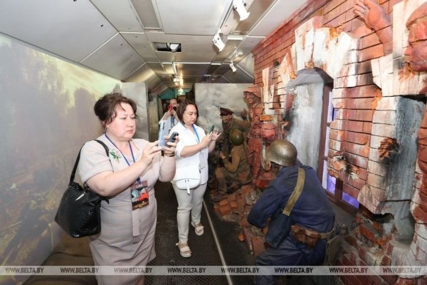 Уникальный передвижной музей «Поезд Победы» сделал остановку в Бресте
