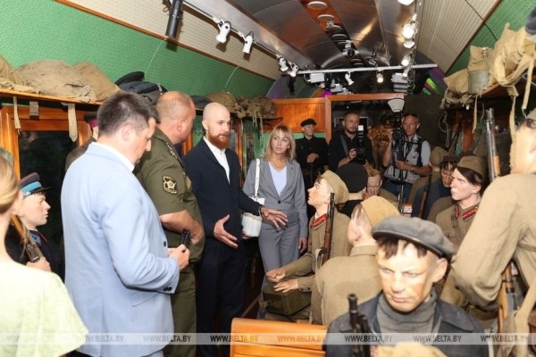 Уникальный передвижной музей «Поезд Победы» сделал остановку в Бресте