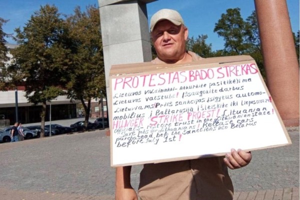 Белорус, голодавший из-за невыдачи автомобиля, получил ответ от литовской таможни Белорус, голодавший из-за невыдачи автомобиля, получил ответ от литовской таможни