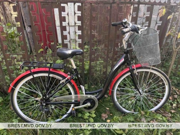 В Бресте мужчина украл велосипед — ущерб оценили в 1600 рублей