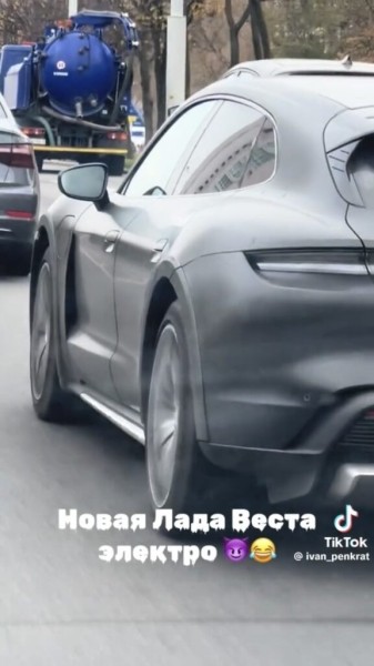 Белорус переделал Porsche в Lada Vesta Белорус переделал Porsche в Lada Vesta