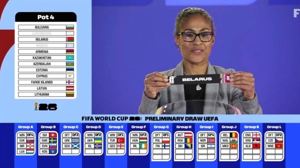 Стали известны соперники сборной Беларуси по квалификации ЧМ-2026 Стали известны соперники сборной Беларуси по квалификации ЧМ-2026