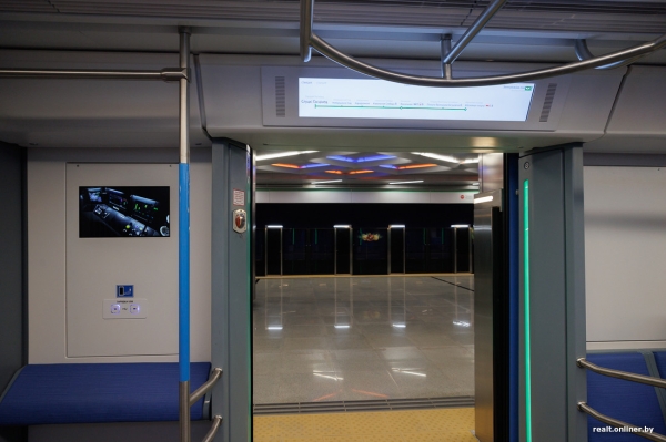 Так выглядят новые станции метро в Минске из кабины машиниста — залипательное видео Так выглядят новые станции метро в Минске из кабины машиниста — залипательное видео