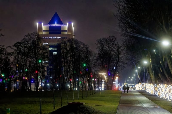 Вечер в новогоднем Бресте — фоторепортаж Вечер в новогоднем Бресте — фоторепортаж