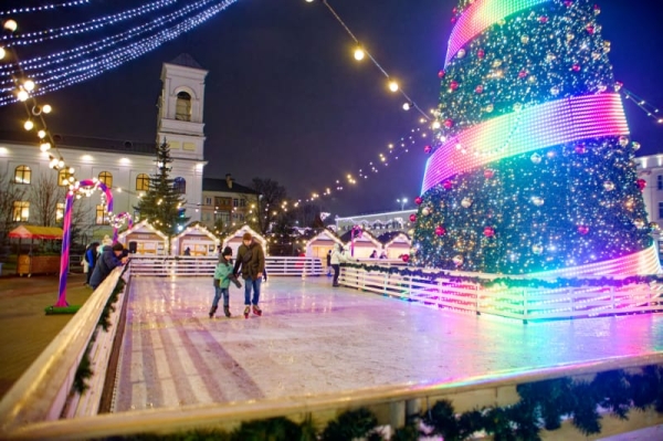 Вечер в новогоднем Бресте — фоторепортаж Вечер в новогоднем Бресте — фоторепортаж
