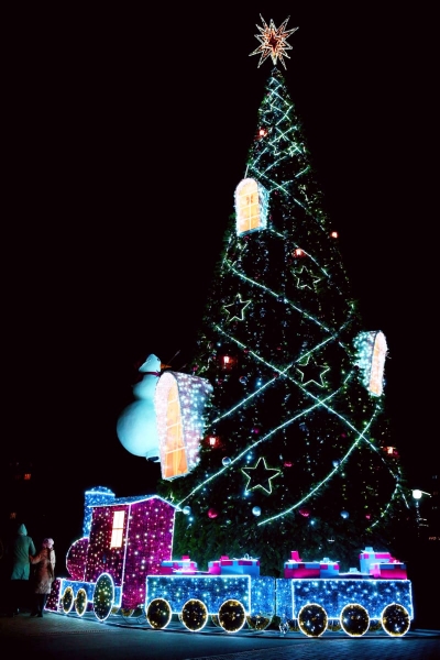 Вечер в новогоднем Бресте — фоторепортаж Вечер в новогоднем Бресте — фоторепортаж