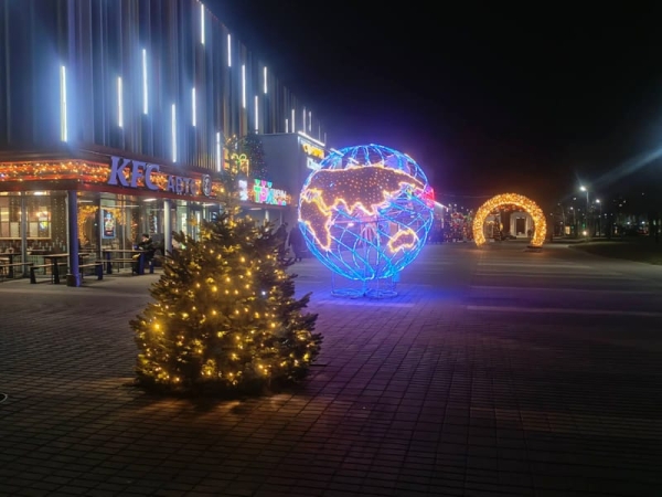 Вечер в новогоднем Бресте — фоторепортаж Вечер в новогоднем Бресте — фоторепортаж