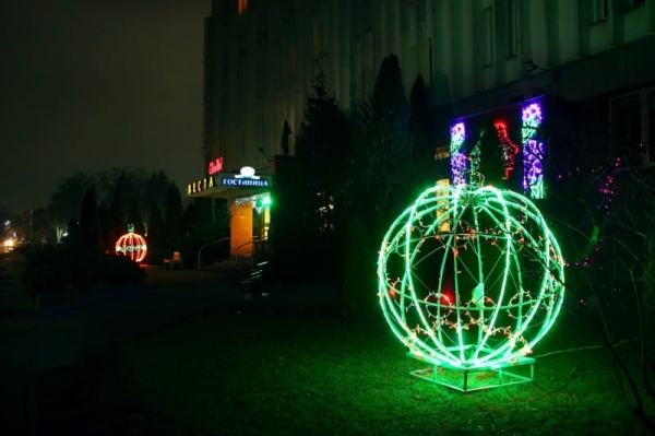Вечер в новогоднем Бресте — фоторепортаж Вечер в новогоднем Бресте — фоторепортаж