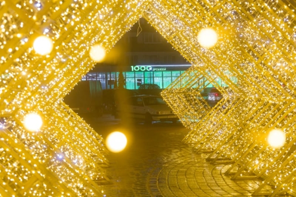 Вечер в новогоднем Бресте — фоторепортаж Вечер в новогоднем Бресте — фоторепортаж