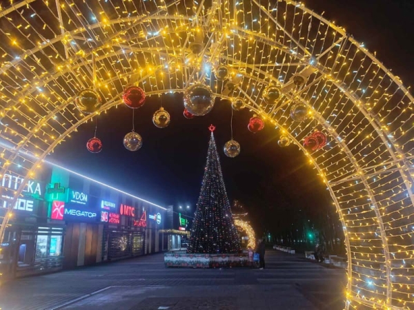 Вечер в новогоднем Бресте — фоторепортаж Вечер в новогоднем Бресте — фоторепортаж