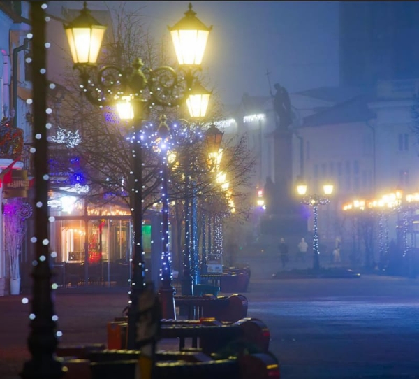 Вечер в новогоднем Бресте — фоторепортаж Вечер в новогоднем Бресте — фоторепортаж