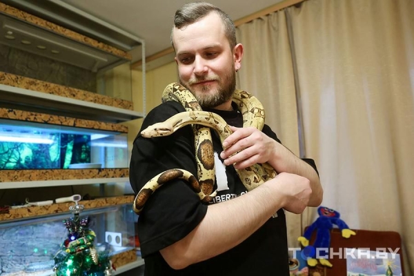 У этой пары из Беларуси живут 29 змей У этой пары из Беларуси живут 29 змей