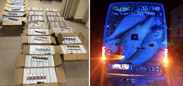 В Литве задержан польский фургон с белорусскими сигаретами В Литве задержан польский фургон с белорусскими сигаретами