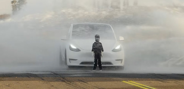 Блогер поставил на дороге стену с картиной и поехал прямо в нее. Вот как среагировал на это автопилот Tesla Блогер поставил на дороге стену с картиной и поехал прямо в нее. Вот как среагировал на это автопилот Tesla