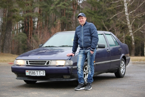 Белорус показал очень редкий Saab 9000 Белорус показал очень редкий Saab 9000
