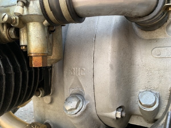 Житель Кобрина очень бережёт один из первых мотоциклов М-72 1941 г. в.