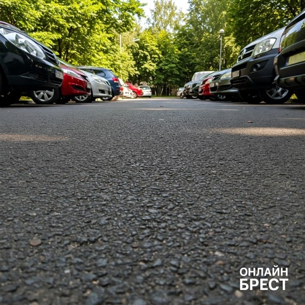 В Бресте владельцев автомобилей просят убрать свои машины с этой стоянки
