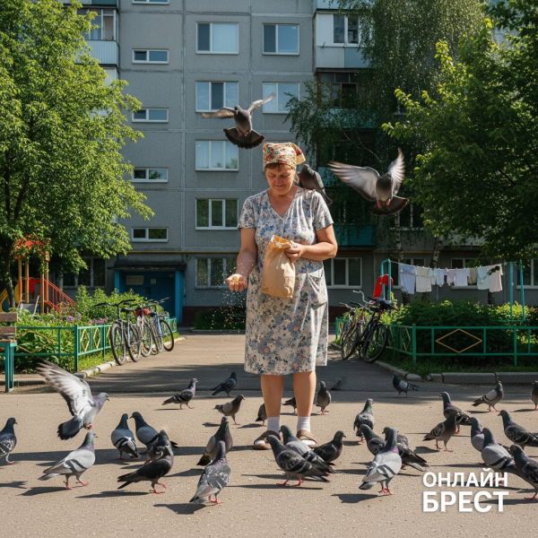 В Беларуси жильцы многоэтажки решили наказать женщину за то, что та кормила голубей В Беларуси жильцы многоэтажки решили наказать женщину за то, что та кормила голубей